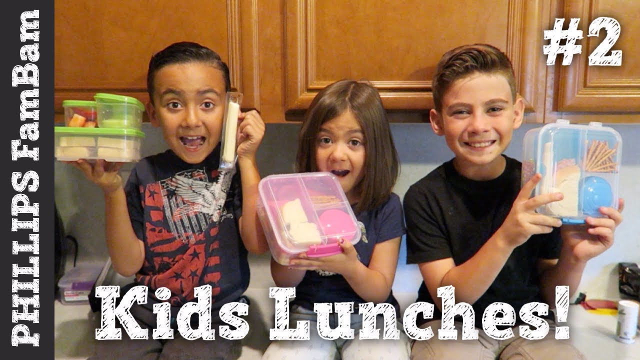 ДЕТИ СОБИРАЮТ СВОИ ШКОЛЬНЫЕ ОБЕДЫ | ДЕТИ ПАКУЮТ С СОБОЙ КУЧУ ОБЕДОВ | PHILLIPS FamBam Vlogs