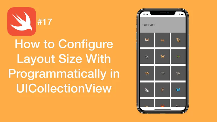 How to Configure Layout Size With Programmatically in UICollectionView - Swift #17 - iOS Programming