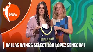 Dallas Wings select Lou Lopez Senechal with the No. 5 pick in the WNBA Draft | WNBA on ESPN