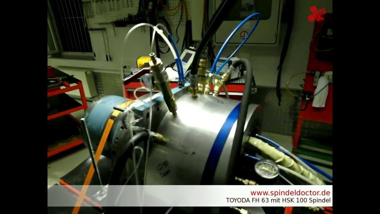 Spindeldoctor Instandsetzung einer TOYODA Spindel FH63 mit HSK100