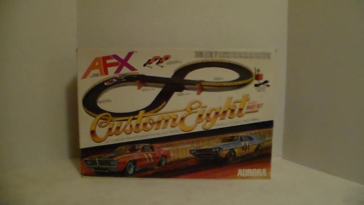 AFX Slot car track Custom Eight Richard Petty