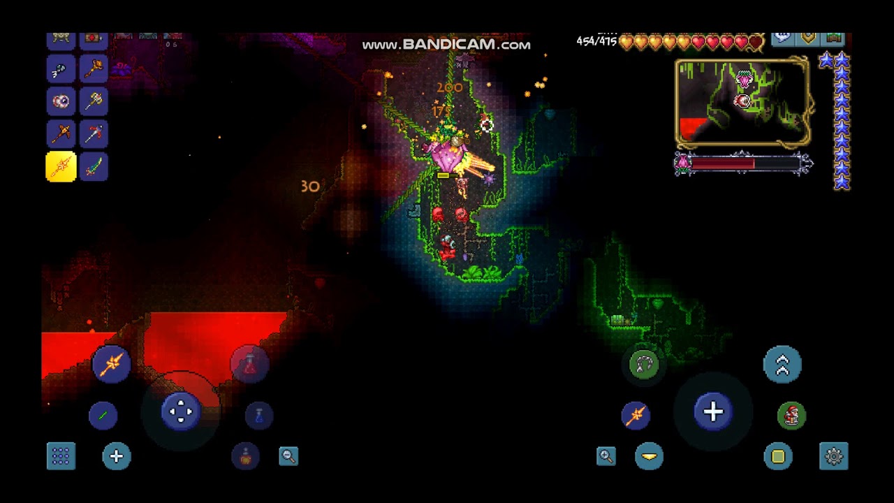 most-powerful-melee-weapon-vs-plantera-terraria-youtube