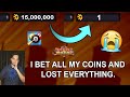 I risked all my 15 million coins in mumbai  lost them all 8 ball pool mistake