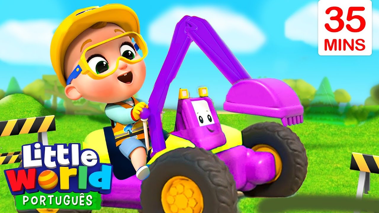 Construir é tão legal, Nico! 🚜 | O Mundo de Nina e Nico - Little World Português