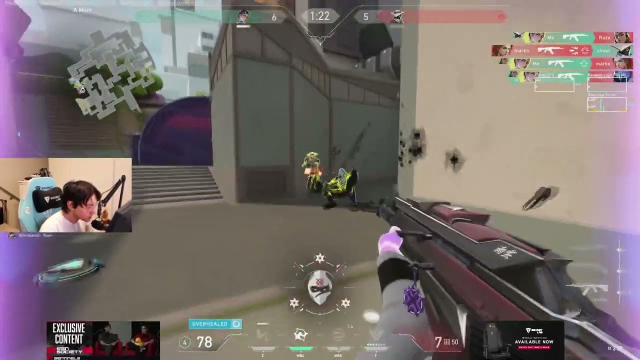 TenZ with 4K Clutch Plus Oxy's Reaction LMAOO.. 😂😂