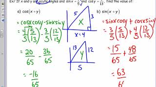 Unit 7 - Lesson 2 - Compound Angles 2