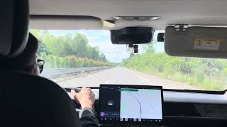 Highway EV Ride in Laos