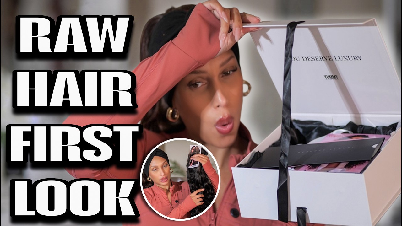 I Finally Tried Raw Hair…👀 Making My Own wig (UNBOXING + FIRST