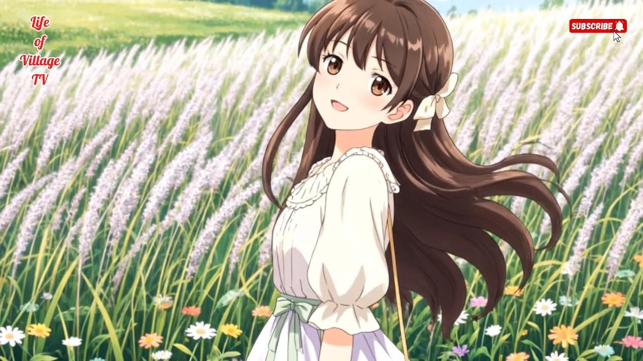 Wind Talks in the Silver Grass Field in a Japanese Village | Ghibli-style Daydream | LifeofVillageTV