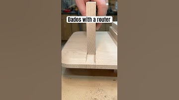 🪵 Cutting dados with a trim router and a quick jig