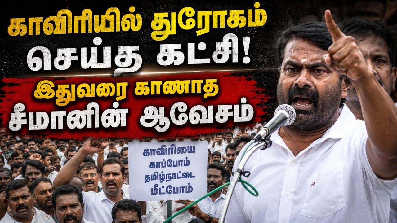 மொத்த ஆட்டத்தையும் தன் பக்கம் திருப்பிய சீமான்| காவிரி நதிநீர் போராட்டத்தில் ஆவேச உரை