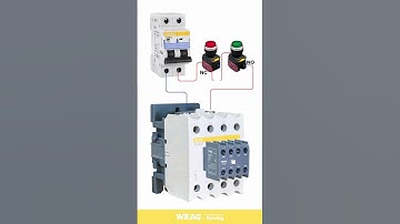 4P Contactor with NO & NC Push Buttons: Connection and Operation Explained.