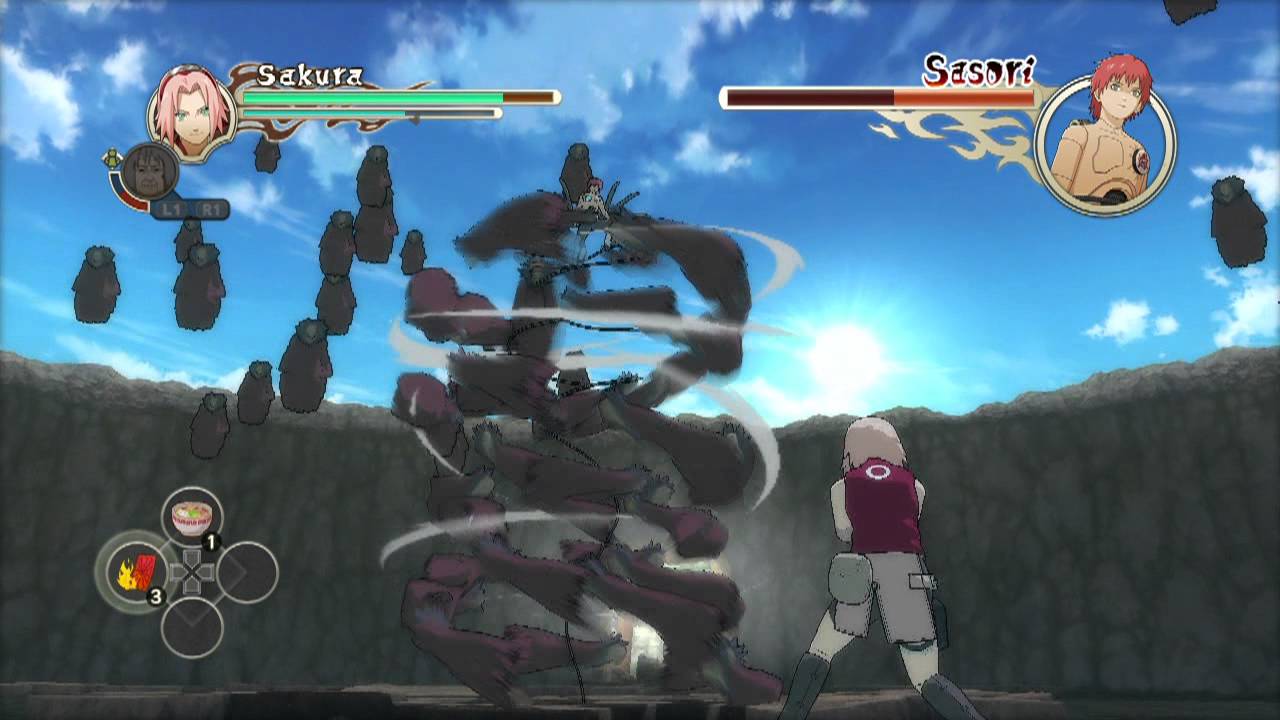 Naruto Shippuden Ultimate Ninja Storm 2 - Sakura's Good Fight (PS3 GAMEPLAY)
