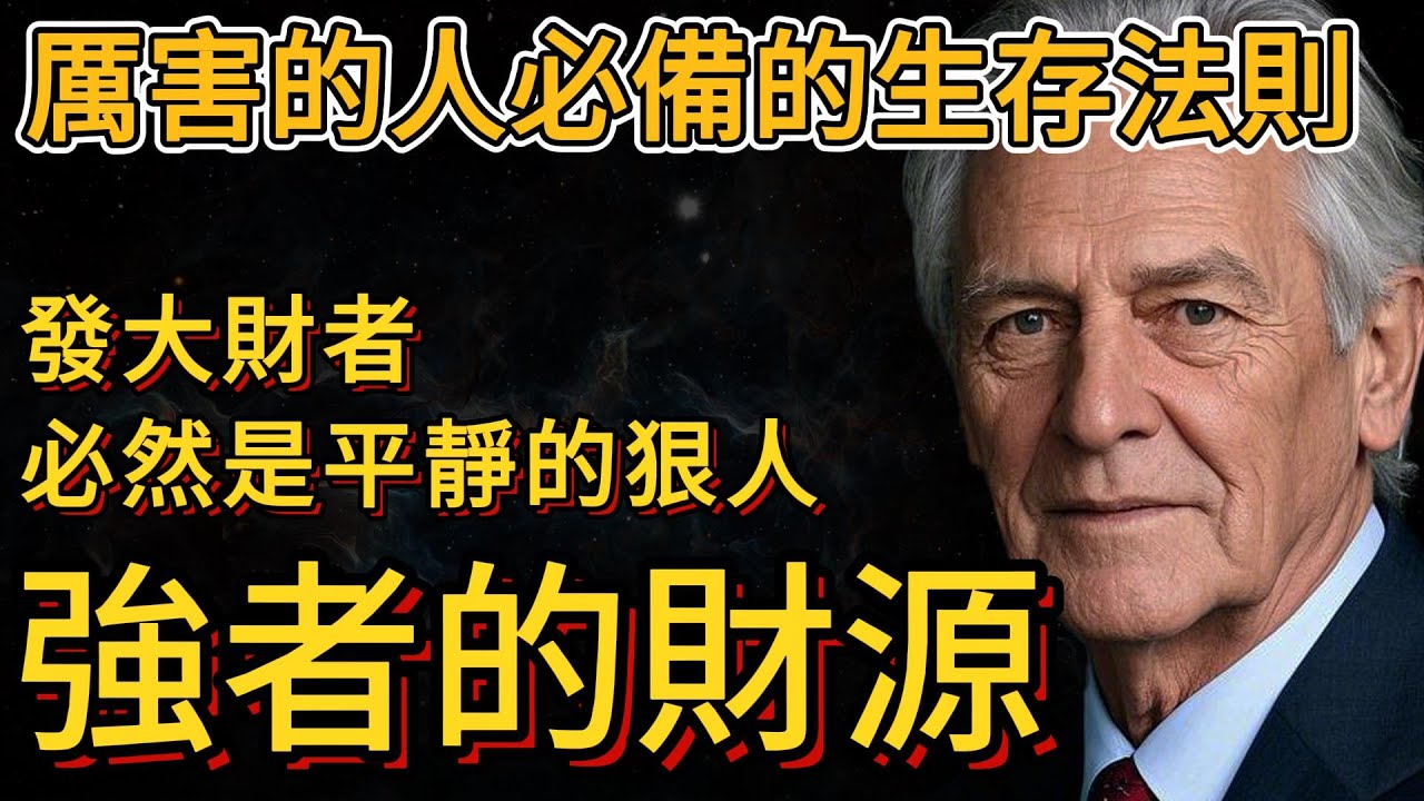 發大財者，必然是平靜的狠人