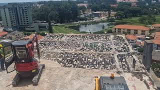 Demolition of high rising building system