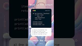Python Challenge #44: Safe Default Arguments – What’s the Output?
