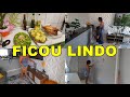 MUDEI OS MÓVEIS DA SALA E PINTEI AS PAREDES + ALMOÇO NA CASA DOS SOGROS