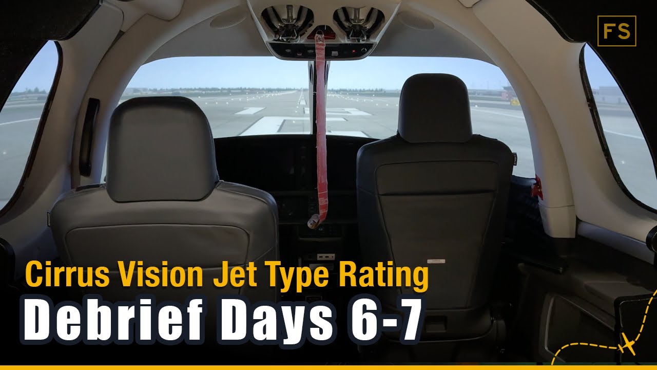 Итоги прохождения квалификации пилота Vision Jet: дни 6-7