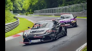 Lotus Exige 350 And M3 G80 Rwd On The Nurburgring Tourist Lap