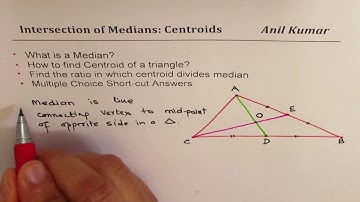 Review Median and Centroid MPM2D Analytical Geometry