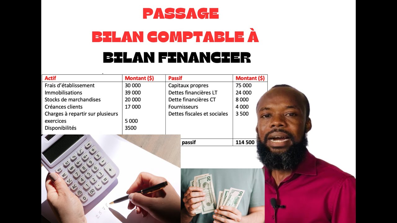 COMMENT PASSER D'UN BILAN COMPTABLE À UN BILAN FINANCIER