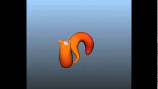 squirrel 3d animation test