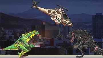 Game Sửa Chữa Robot Khủng Long Đen Repair! Dino Robot: Terminator T Rex