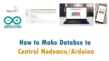 Cara buat Database Mysql untuk kontrol arduino/Nodemcu