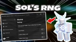 NEW Sol's RNG Script 2026 [Eon 1-19🥚] | Auto Obby, Auto Collect Eggs, Auto Memory Match