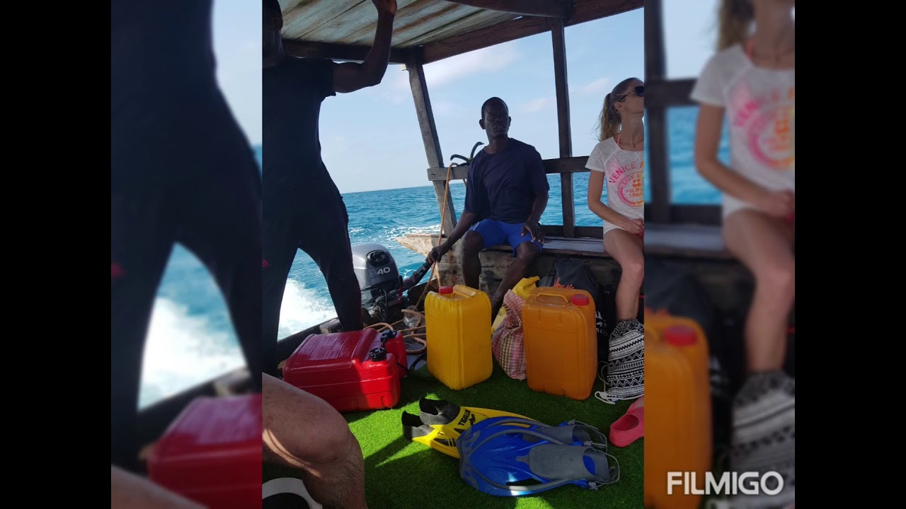 Sansibar Boottour -Schnorchelrevier von Nungwi Strand los