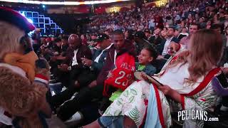 Beyoncé \& Jay-Z with Blue Ivy All Star NBA Game 2017