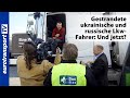 Ukraine-Krieg | Verzweifelte Lkw-Fahrer sitzen fest