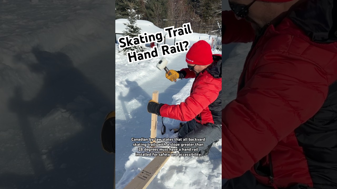 I had to install a skating trail hand rail