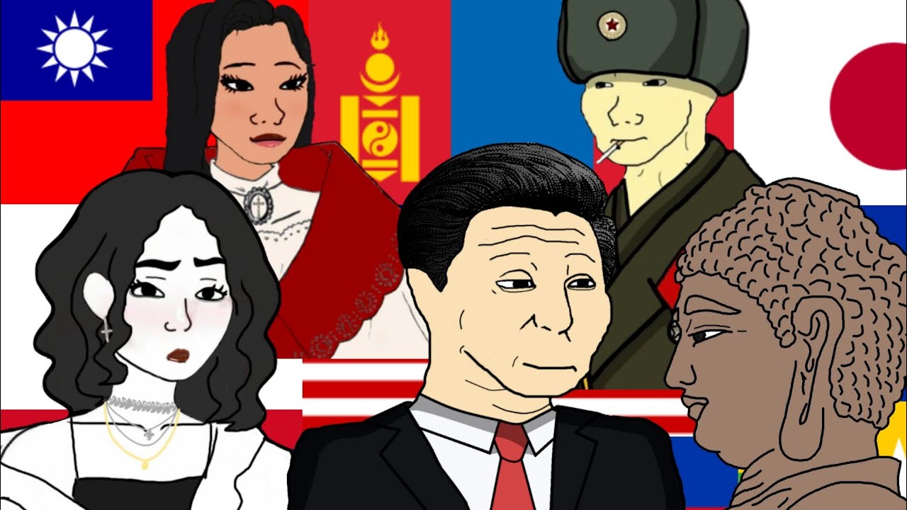 East and Southeast Asian countries be like