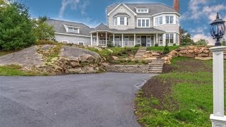 Custom Hilltop Shingle Style Home in Manchester Massachusetts
