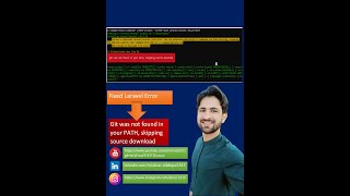 How to Fix Git Was Not Found in Your PATH Skipping Source Download Laravel Composer Error in Windows
