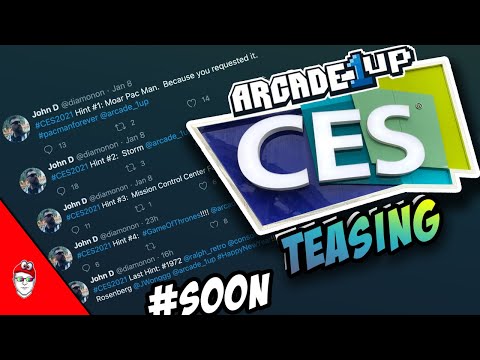 Arcade1up CES 2021 Teasing from Console Kits