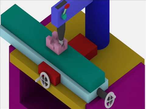 Milling Machine,animated milling machine,Dimu's Tutorials - YouTube