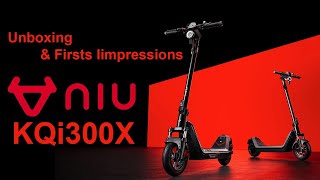 NIU KQi300X | Unboxing & First Impressions