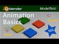 Blender basic animation video tutorial- 8 minutes- Beginner friendly