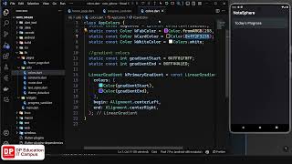 Unit 04 | Lesson 07 | Notes Sphere - Home Page Design | App 08 | Part 04 | Flutter | Tamil