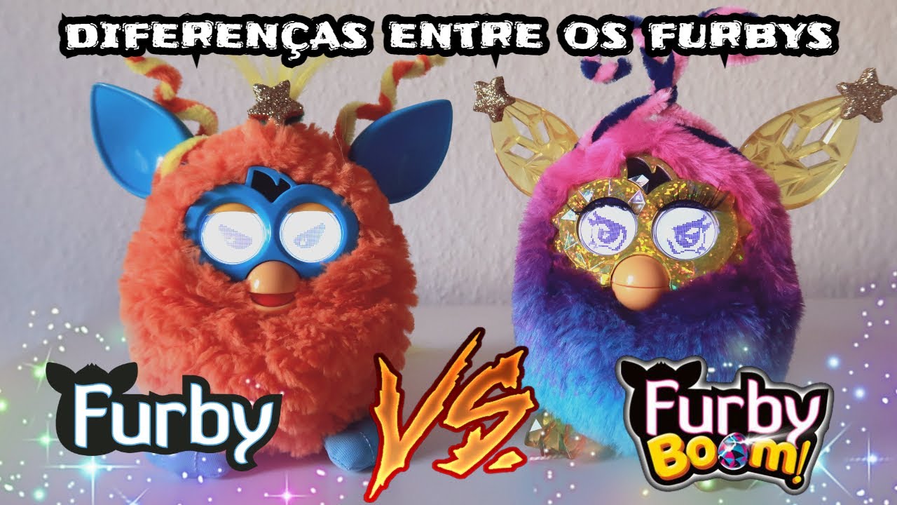 Diferenças Furby Boom Crystal X Furby 2012 🤯 Comparação lado a lado