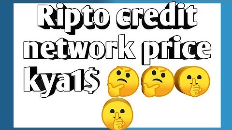 Ripio credit network price prediction