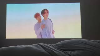 100インチスクリーンのBTS