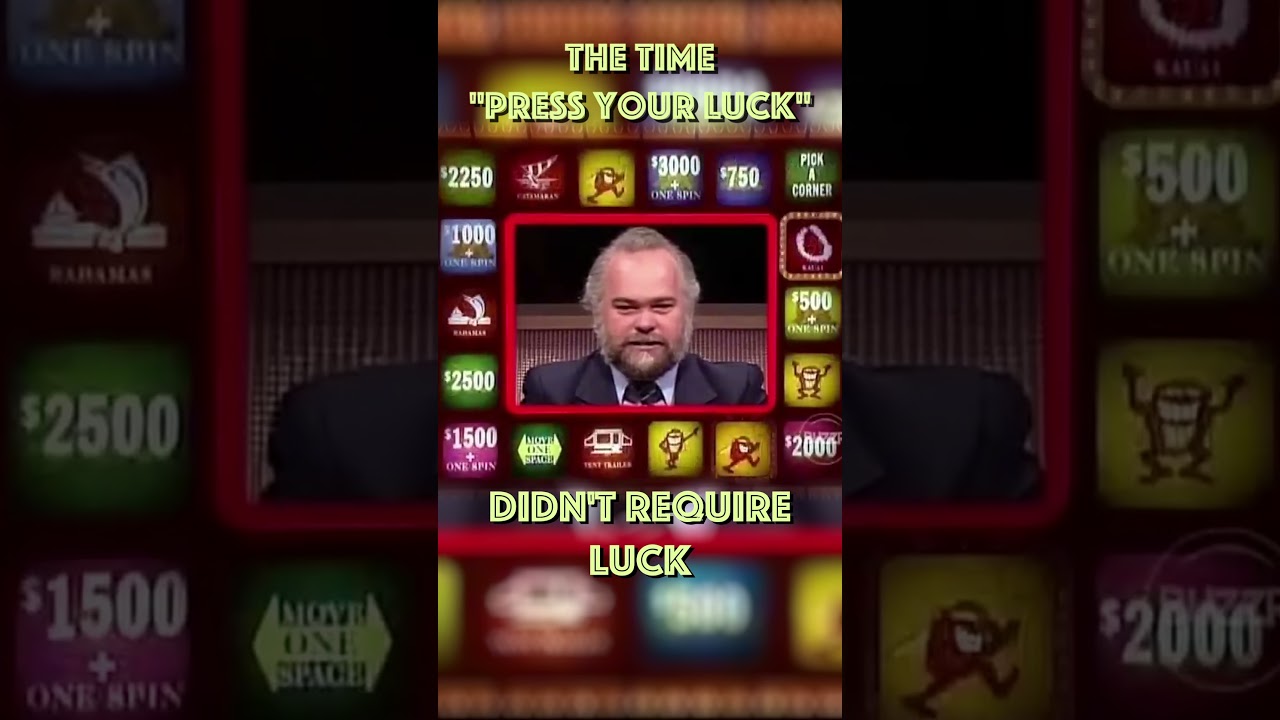 He Broke The TV Game Show! #gameshow #pressyourluck #money #rich #comedy