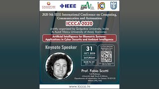 ICCCA-2020: Keynote-7 by Prof. Fabio Scotti, Italy & Closing Session screenshot 4