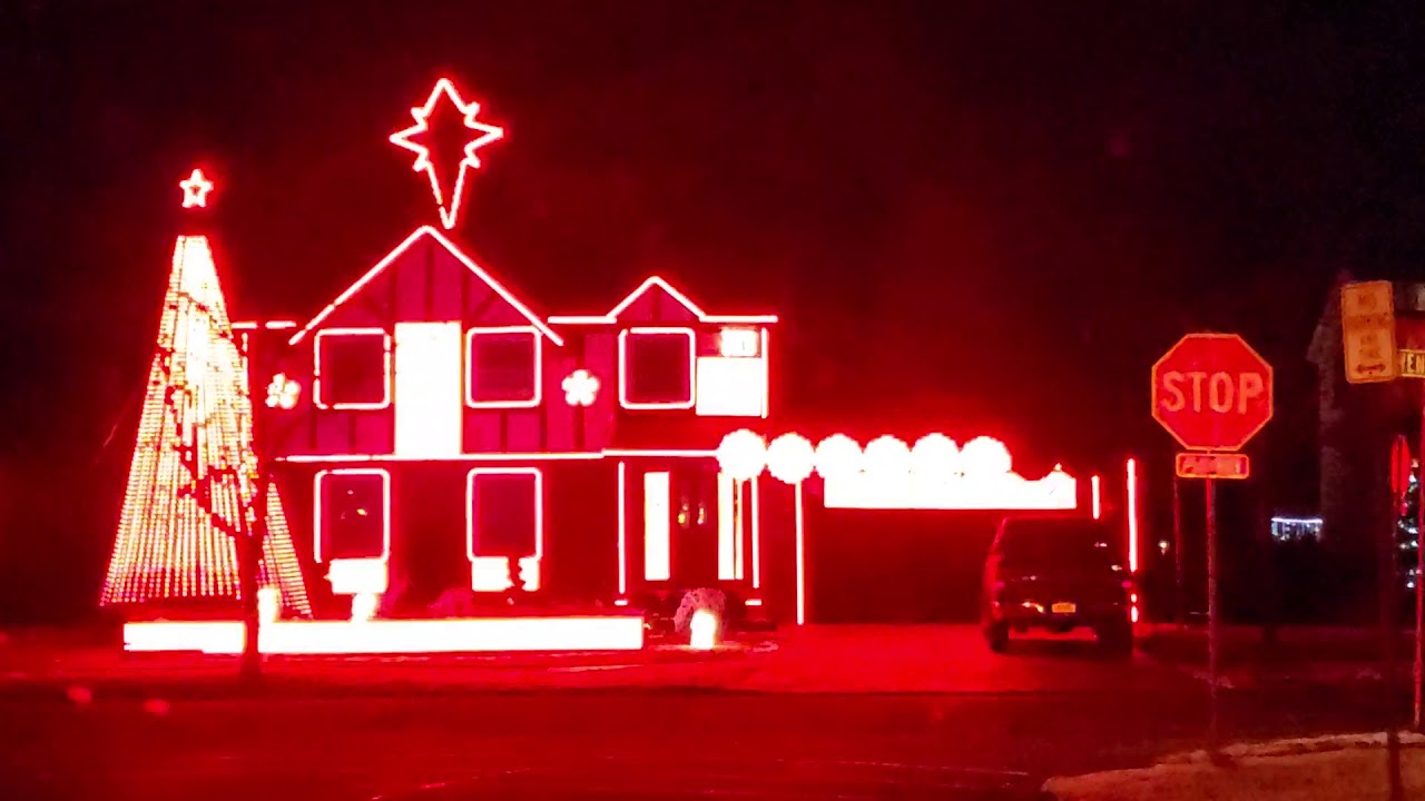 Christmas Lights display North Tonawanda NY 2019 (song 2) YouTube