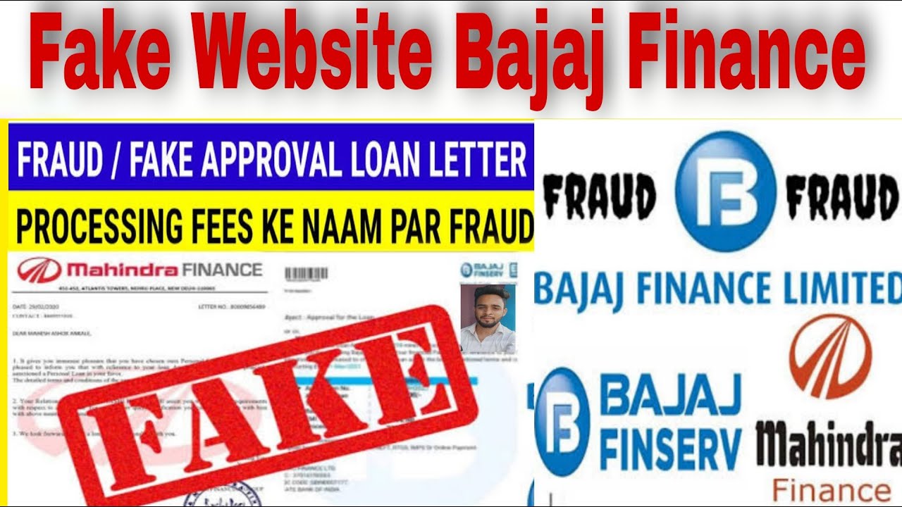 Bajaj Finance Fake Website // How to check Fake or Real Website // Apply online loan bajaj finance 