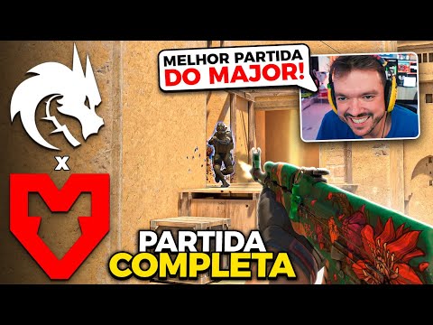 ESSA QUARTA DE FINAL FOI INSANO!! SPIRIT vs MOUZ - PARTIDA COMPLETA COM GAULES