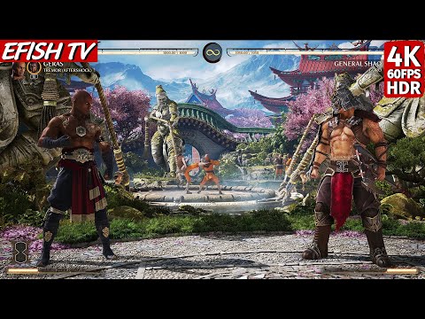 Geras vs MK2 Movie Shao (Hardest AI) - Mortal Kombat 1